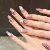 Faux ongles en gel réutilisables de créateur, à presser, couvrance totale, vente en gros