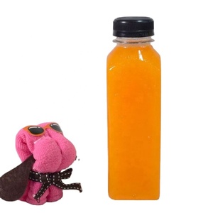 Venta al por Mayor de Botellas de Plástico Cuadradas Transparentes de 120 ml y 250 ml para Jugo de Limón, Bebidas y Smoothies, Envases para Bebidas con Tapa - Product Image 1