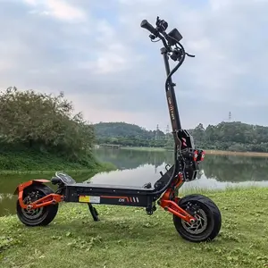 Çin fabrika Obarter D5 Escooter 5000w çift motorlu abd, avrupa ücretsiz kargo katlanır yetişkin elektrikli Scoot