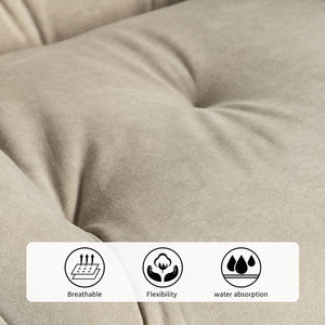 घर कार्यालय लक्जरी लाउंज कुर्सी के लिए स्विस धातु आधार के साथ आधुनिक टफ्टेड मखमली अवकाश कुर्सी - Product Image 3