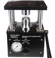 CR2032 CR2025 CR2016 Lithium Coin Cell Machine à sertir hydraulique manuel pressage pince à sertir pour bouton boîtier de batterie étanchéité