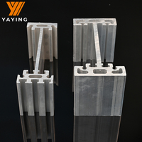 Rail de suspension aérienne Yaying pour robot de précision, rail de suspension robuste en aluminium de grande taille avec profilés courbes et ouvertures circulaires