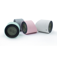 Réveil moderne et veilleuse, lampe de chevet numérique à chargement USB pour enfants, hôtel, chambre à coucher, salon