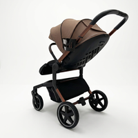 Poussette bébé de luxe légère de haute qualité, 3 en 1, pliable, multifonctionnelle, pour bébé