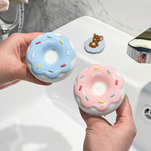 Venta al por mayor 2026 Bonito lavabo de cerámica con tapón de desagüe a presión para baño - Product Image 6