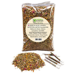 Mezcla de Hierbas para Fumar sin Tabaco Calm de Livewell Nutrition, 200 g, Hierbas Naturales Orgánicas - Product Image 2