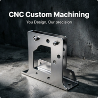 Supports de montage en tôle robuste sur mesure, pièces découpées au laser et pliées, usinées CNC pour équipement industriel