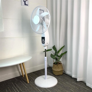 16 inch giá tốt xách tay Quạt điện với năng lượng mặt trời bảng điều khiển điện pin sạc đứng <span class=keywords><strong>Fan</strong></span> - Product Image 4