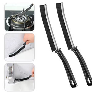 多機能電気隙間クリーニングブラシ長いプラスチックギャップ家庭用クリーニングツール持続可能な防水マニュアルトイレPP - Product Image 6