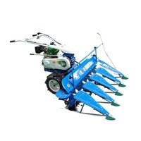 Moissonneuse-batteuse agricole 4S-120 pour blé, riz, fourrage, poivrons, arachides ; Liaseuse manuelle avec garantie d'un an