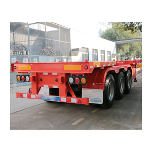 Semirremolque Esqueleto Eficiente con Intercambio <span class=keywords><strong>de</strong></span> Contenedores <span class=keywords><strong>de</strong></span> 20 <span class=keywords><strong>y</strong></span> 40 Pies para Logística <span class=keywords><strong>de</strong></span> Contenedores Transfronterizos - Product Image 3