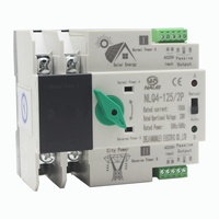 Saklar Transfer Otomatis ATS Kelas PC 4P, Saklar Manual Otomatis Daya Ganda untuk Inverter Surya Fotovoltaik