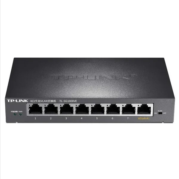 TP-Link Ethernet Switch Gigabit 8 Port Steel Metal Loop Monitoring VLAN Control Gigabit Ethernet Switch TL-SG1008VE