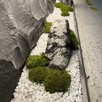 Argile de carboneat de calcium naturelle haute pureté, type flocon de neige, granulométrie 40-60 mesh, pour terrazzo et sols époxy