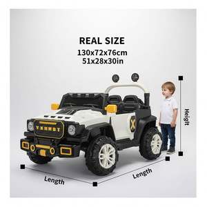 Coche Eléctrico Infantil con Motor 390, Batería 12V7Ah, Panel Bluetooth, Doble Puerta, Sensor de Movimiento, USB, Música y Luces Intermitentes - Product Image 3