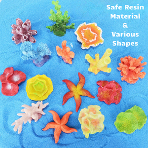 Pequenas plantas de coral para aquário, decoração colorida para tanque de peixes, recife de coral - Product Image 3