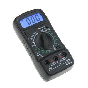 XL830L Multimeter Digital Tester On/Off deteksi, tampilan Digital meteran Universal pengukuran voltase resistansi listrik