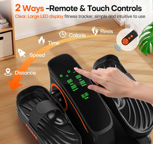 Custom Logo Track-mounted With Remote Control Elliptical Machine, Under Desk Mini Elliptical Machine for Home GB-MC57G Mini Elli - Product Image 3