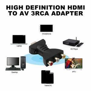 1080P HDTV để 3RCA <span class=keywords><strong>Video</strong></span> Audio Adapter độ nét cao thành phần chuyển đổi cho DVD chiếu và máy ảnh cung cấp điện DC đầu ra - Product Image 2