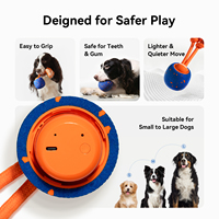 AIhui pour le sport en polyester, matériau révolutionnaire, jouet interactif automatique pour chien, bleu royal/brillant