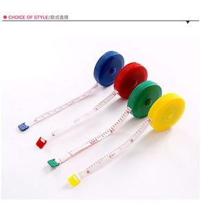 Cinta métrica suave de 1,5 M, regla de medición Flexible de costura corporal de doble escala para herramienta de medición corporal, artesanía a medida de 60 pulgadas - Product Image 2
