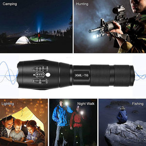 HEADA S8 Portable Tactical <b>LED</b> <b>Mini</b> Torch 1000 Lumens USB Rechargeable 18650 Aluminum IP44 Adjustable Beam 500-600M Beam - Product Image 3