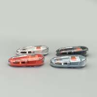 Desain baru Mouse nirkabel 2.4G MW-004TR, hadiah antarmuka USB Mini transparan 5D dapat diisi ulang untuk penggunaan di kantor