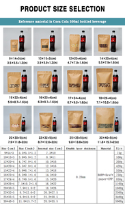 Sacchetti di Lusso con Cerniera 30*40+5cm in Carta Kraft Marrone Ecologica <span class=keywords><strong>per</strong></span> Conservazione Alimenti con Finestra Satinata <span class=keywords><strong>per</strong></span> Pizza, Cibo <span class=keywords><strong>per</strong></span> Animali e Noodle - Product Image 6