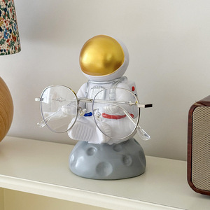 Décorations créatives en résine pour la maison, style Art <span class=keywords><strong>Déco</strong></span>, sur le thème de l'astronaute et de la monture de lunettes, vente en gros d'usine - Product Image 4