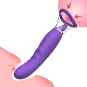 3 In 1 Borsttepelpomp Zuigen Oraal Likken Av Toverstaf Apparaten Vrouwelijke Masturbatie Tong Zuigen Vibrator