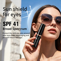 Stick correcteur pour les yeux SPF 41, pour les cernes et les ridules, végan, couvrance totale, correcteur liquide imperméable, emballage