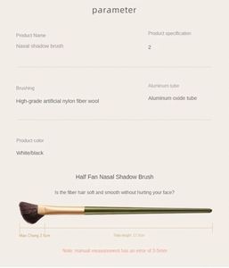 แปรงแต่งหน้าหัวเฉียงคุณภาพสูง ด้ามจับยาวปานกลาง สำหรับขายส่ง - Product Image 2