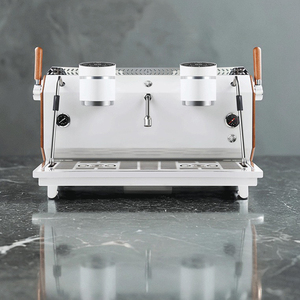 Machine à café expresso volumétrique <span class=keywords><strong>semi</strong></span>-automatique italienne à 2 groupes, 12 L, 4 chaudières, système de chauffage T3, tuyau en cuivre - Product Image 2