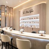 Diseño Interior Moderno y Minimalista para Salón de Uñas, Muebles Personalizados para Salón de Belleza, Accesorios de Lujo para Salón de Manicura, Solución Llave en Mano