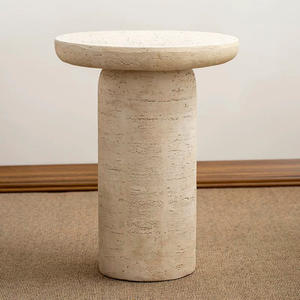 Table basse ronde de style nordique moderne pour la décoration de la maison, idéale pour le <span class=keywords><strong>salon</strong></span>, l'entrée, la <span class=keywords><strong>salle</strong></span> <span class=keywords><strong>à</strong></span> <span class=keywords><strong>manger</strong></span>, la chambre <span class=keywords><strong>à</strong></span> coucher - Product Image 6