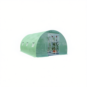 Invernadero de Malla de Polietileno con Estructura de Acero Galvanizado, Impermeable, para Jardín, 6x12 pies - Product Image 1