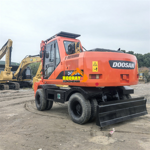 รถขุดไฮดรอลิกแบบล้อ 15.1 ตัน Doosan Dh140w-7 ปี 2020 มือสอง พร้อมบุ้งกี๋ขนาด 0.6 ลูกบาศก์เมตร กำลัง 86 กิโลวัตต์ ขาย - Product Image 4