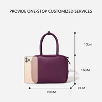 Tas Selempang Wanita Model Bucket Bahan Kulit Sapi Asli Berkualitas Tinggi Buatan Pabrik Cina, Cocok untuk Musim Gugur dan Musim Dingin