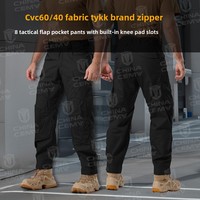 Nouvelle Arrivée Pantalon Tactique d'Assaut Anti-rayures Résistant à l'Usure Unisexe en Coton pour Entraînement en Extérieur, Vêtement de Travail, Randonnée, Camouflage