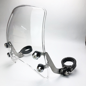 Pour Harley <span class=keywords><strong>Sportster</strong></span> XL 883 <span class=keywords><strong>1200</strong></span> Modèles 2004 <span class=keywords><strong>2005</strong></span> 2006 2007 2008-2019 Moto Pare-Brise Pare-Brise pour 39mm-41mm fourches - Product Image 4