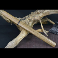 Épées artisanales Longquan en bois d'aile de poulet de haute qualité, manche de 51 cm, style simple, Wakizashi, cadeau pour garçon, artisanat d'autodéfense