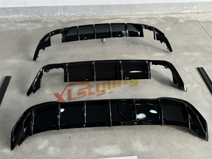 Accesorios de coche, alerón divisor de labios delantero, faldón lateral difusor trasero para <span class=keywords><strong>VW</strong></span> Golf 8 ABS <span class=keywords><strong>Aero</strong></span> Kit - Product Image 5