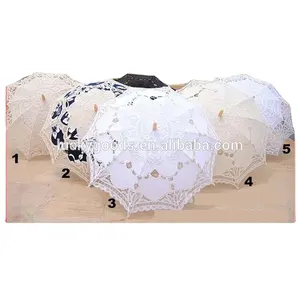 婚礼纪念品或礼品遮阳伞 lace umbrella 出售