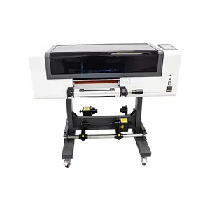 Rollo impreso de transferencia digital 30 cm xp600 UV DTF impresora máquina de impresión para taza botella etiqueta adhesiva pequeñas ideas de negocios