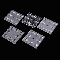 Lentille LED optique PC SMD 3030 50x50mm pour éclairage public LED