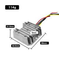 Konverter DC-DC Buck-Boost 12V 3A 36W 9-36V ke 12V Pengatur Tegangan Naik/Turun Modul Daya Tahan Air IP67 untuk Mobil Truk
