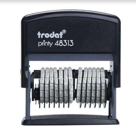 48313 (incluida la tabla de impresión en blanco) 13 bandas de caracteres