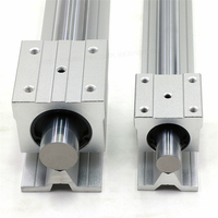 Guía Lineal YR/Youright, Riel de Movimiento Lineal, Rodamiento de Guía Lineal Redondo, Componentes Centrales de Aleación de Aluminio, Router CNC SBR12-SBR50