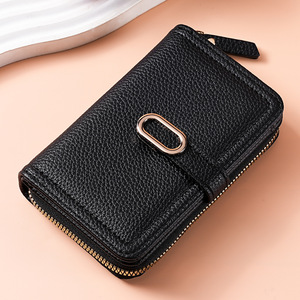 Portafoglio da <span class=keywords><strong>donna</strong></span> <span class=keywords><strong>con</strong></span> cerniera, portafoglio multifunzione, porta carte di grande capacità, <span class=keywords><strong>portamonete</strong></span> - Product Image 6