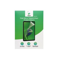 Sac en papier cartonné blanc personnalisé pour film protecteur d'écran de tablette, emballage de vente au détail écologique, boîte en papier